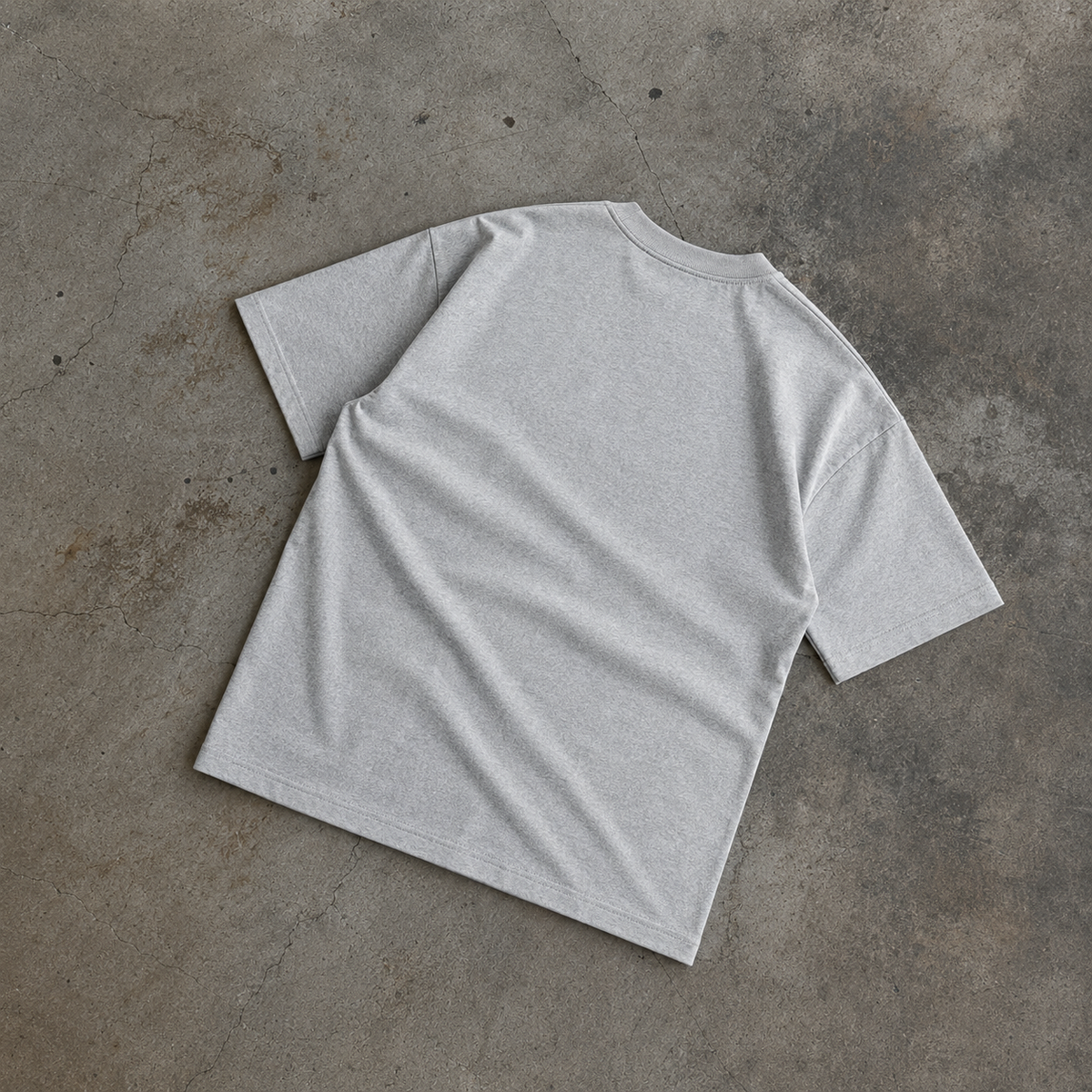 260 GSM UNISEX GREY COTTON OVERSIZED TSHIRT