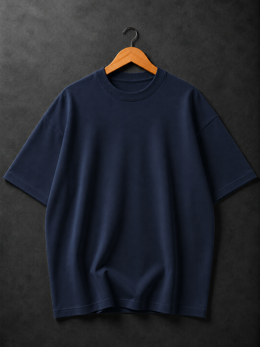 260 GSM UNISEX NAVY BLUE COTTON OVERSIZED TSHIRT