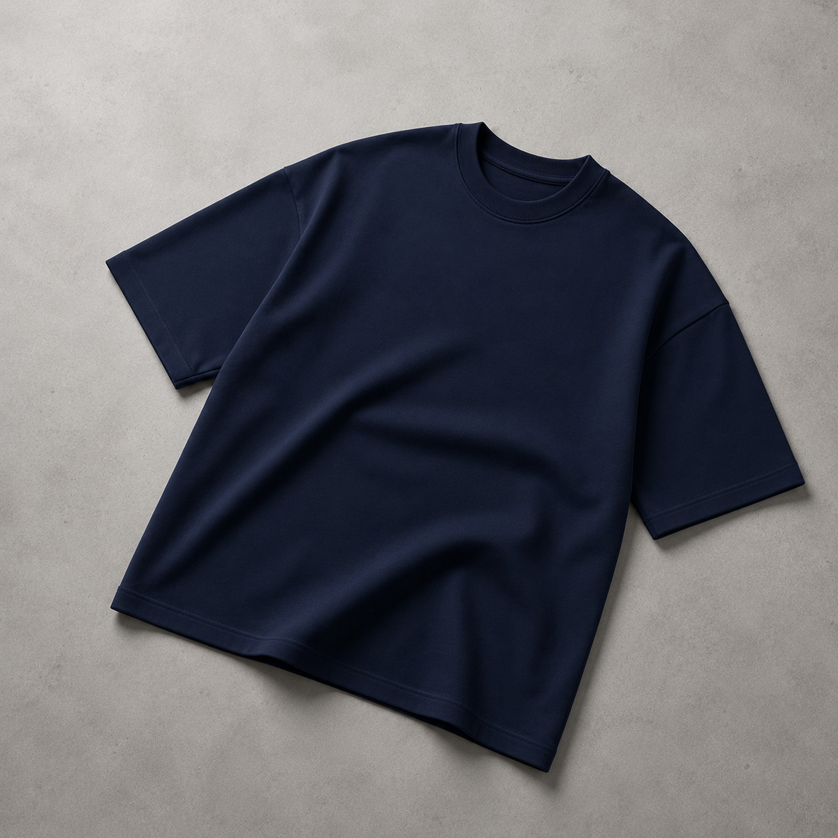 260 GSM UNISEX NAVY BLUE COTTON OVERSIZED TSHIRT
