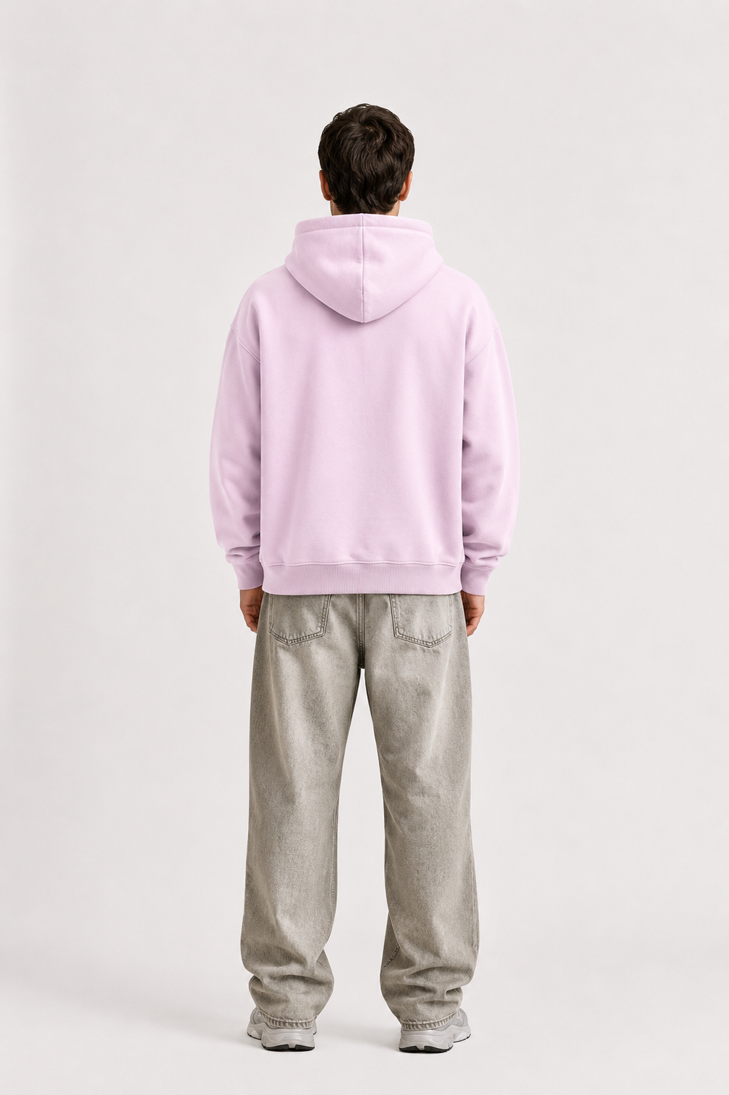 400 GSM BABY PINK PREMIUM UNISEX OVERSIZED HOODIE