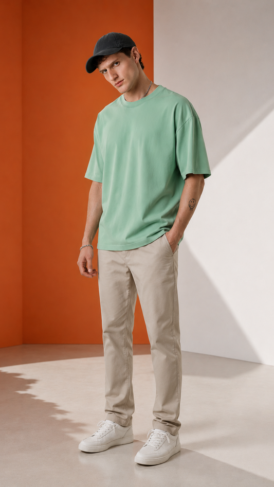260 GSM UNISEX JADE COTTON OVERSIZED TSHIRT