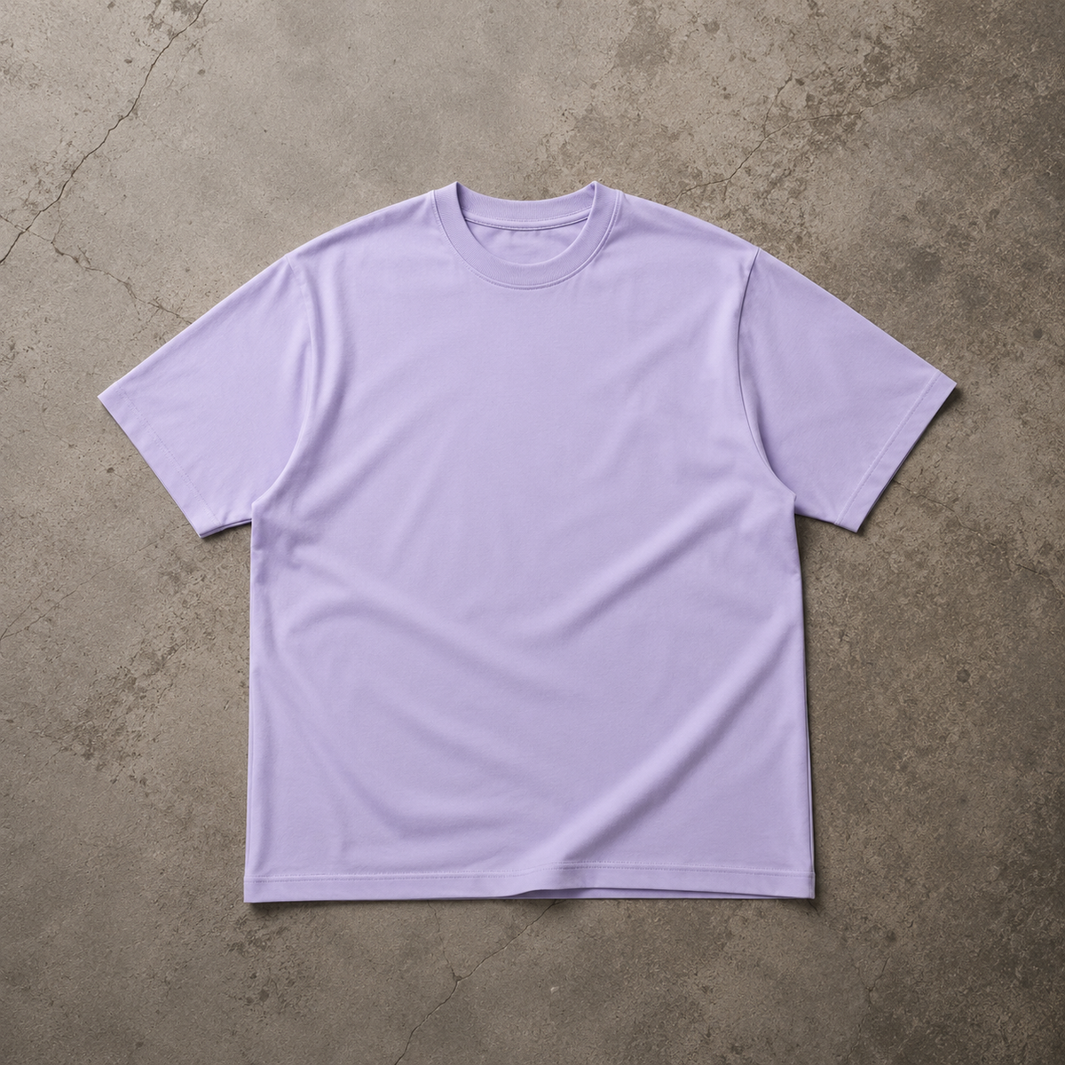 260 GSM UNISEX LAVENDER COTTON OVERSIZED TSHIRT