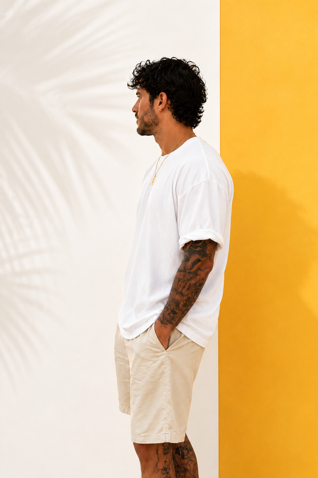 260 GSM UNISEX WHITE COTTON OVERSIZED TSHIRT
