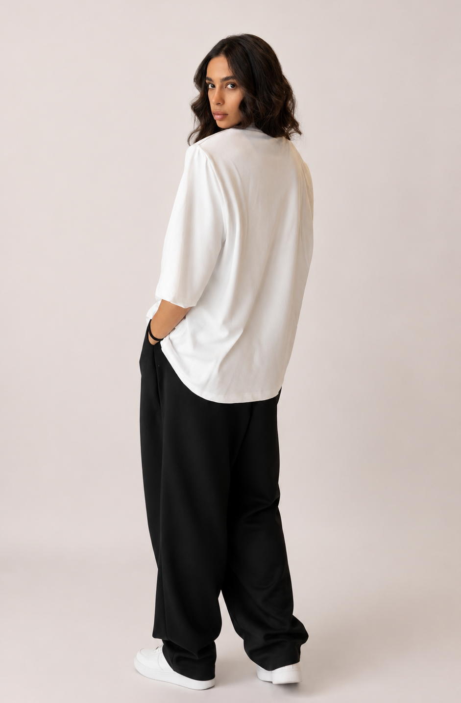 260 GSM UNISEX WHITE COTTON OVERSIZED TSHIRT