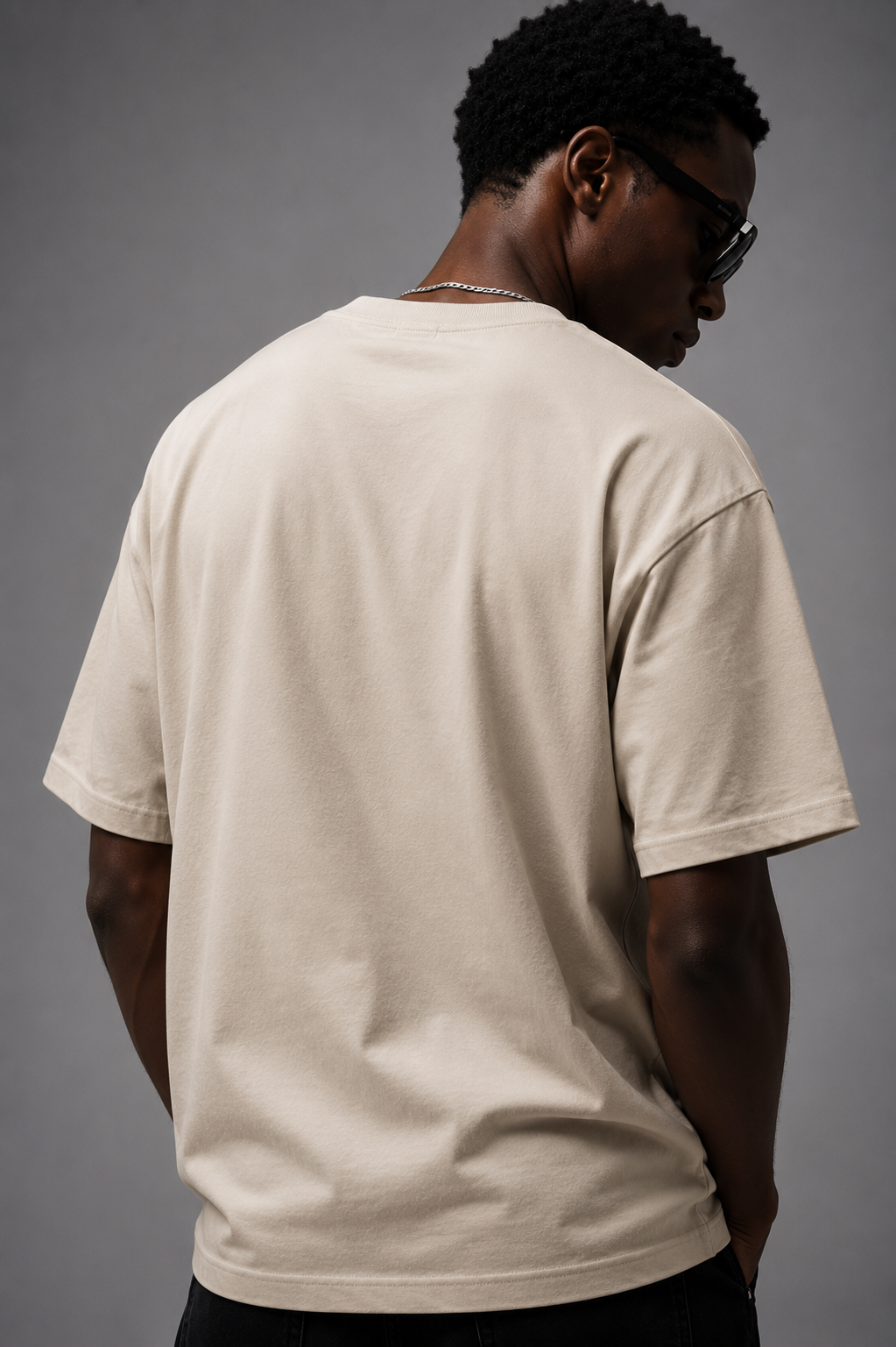 260 GSM UNISEX OFF WHITE COTTON OVERSIZED TSHIRT